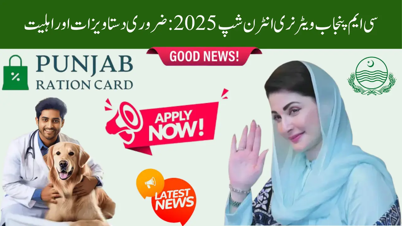 CM Punjab Veterinary Internship Program 2025 Eligibility & Required Documents Complete Guide