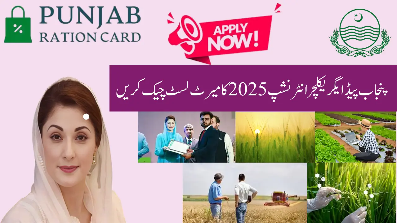 Paid Agriculture Internship Phase II Punjab 2025 – Complete Guide to Check Your Name on Merit List